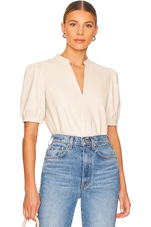 Steve Madden Jane Faux Leather Top in .