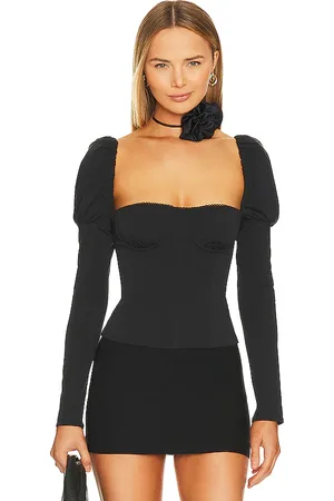 WeWoreWhat TOP CORSET MANCHES LONGUES in .