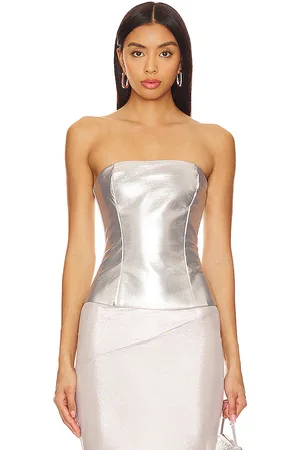 superdown Novi Faux Leather Corset in .