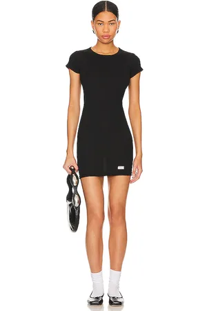 Alexander Wang Short Sleeve Crewneck Dress in .