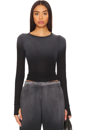 Michael Lauren Alick Rib Ombre Long Sleeve in .