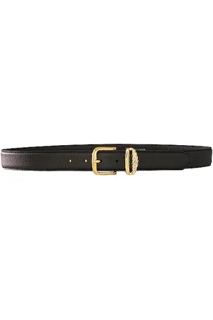 AUREUM CEINTURE EN CORDE NOIR & OR in .