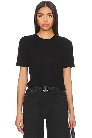 Guest In Residence Featherweight Crop Tee in .