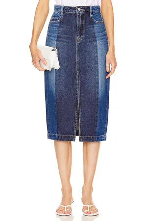 GRLFRND JUPE MIDI ROBIN SEAMED TONAL in .