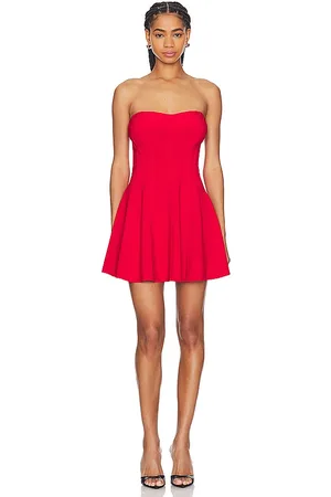 Norma Kamali ROBE BUSTIER COURTE GRACE in .