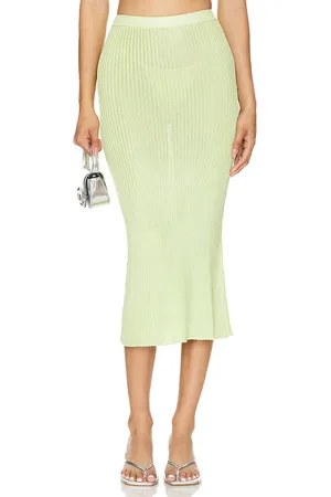 Calle Del Mar JUPE MIDI RIBBED in .