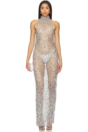LAPOINTE ROBE DE SOIRÉE EN MESH AVEC SEQUINS in .