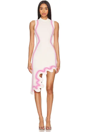 PH5 ROBE WAVY in White,Pink.