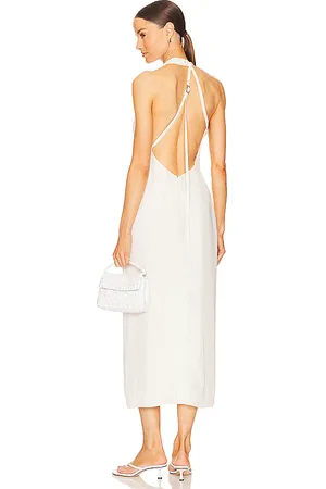 St Agni ROBE MI-LONGUE ASYMMETRICAL BELT BACK in .