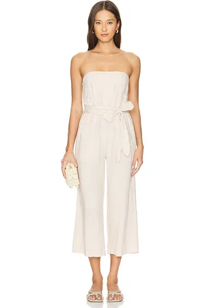 Bella Dahl COMBINAISON STRAPLESS SMOCKED BACK in .