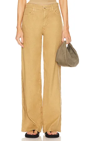 SPRWMN PANTALON 5 POCKET WIDE LEG in .