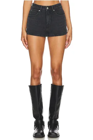 Alexander Wang JUPE-SHORT MID RISE STRETCH in .