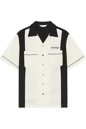 Saturdays NYC CHEMISE CANTY in Cream, Black.
