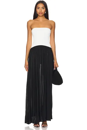 Solid ROBE SASHA in White,Black.
