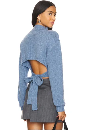 St Agni COMBINAISON WOOL CASHMERE BLEND TIE BACK in .