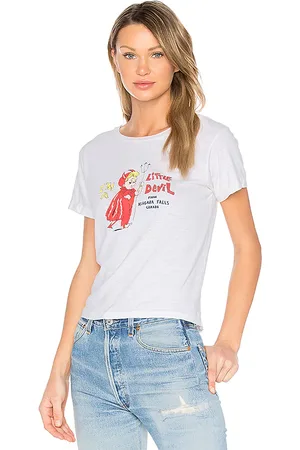 RE/DONE T-SHIRT GRAPHIQUE LITTLE DEVIL in .