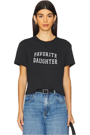 Favorite Daughter T-SHIRT CROPPED COLLEGIATE in .