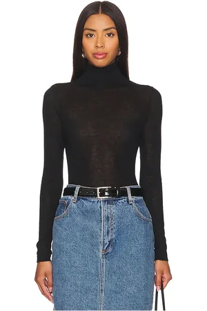 AUTUMN CASHMERE T-SHIRT COL CHEMINÉE in .