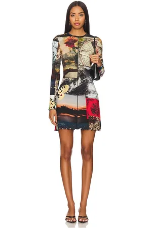 ALICE+OLIVIA ROBE COURTE DELORA in .