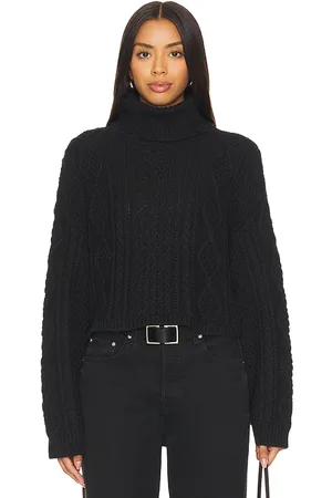 Denimist PULL CROPPED TORSADÉ COL MONTANT in .