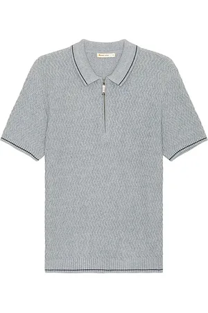 Marine Zip Polo in .