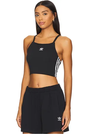 adidas TOP CROPPED 3 STRIPE in .