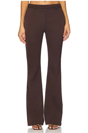 SER.O.YA PANTALON ELVIRA HEAVY SATIN FLARE in .