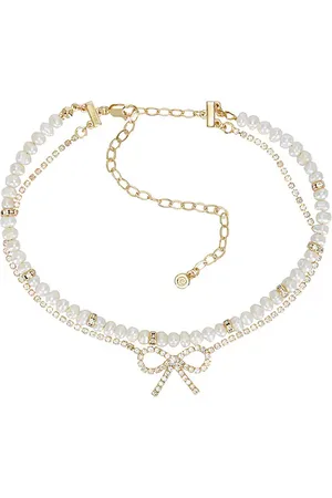 Ettika COLLIER RAS DU COU RANGS MULTIPLES BOW AND PEARL in .
