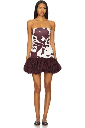 SIEDRES ROBE MI-LONGUE ROBEN STRAPLESS in .