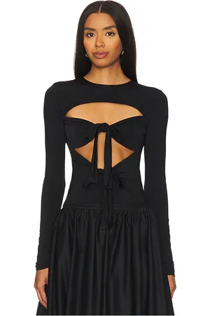 SIEDRES TOP JERSEY MANCHES LONGUES LENNA TENA TIE FRONT in .