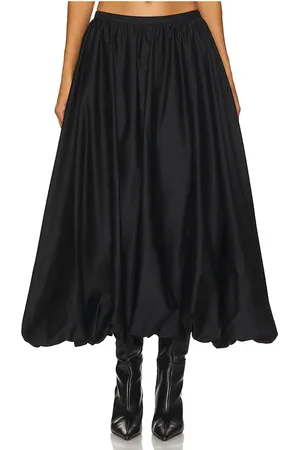 SIEDRES Balu Cotton Puffball Maxi Skirt in .