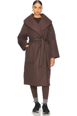 Varley Ana Long Wrap Puffer Coat in .