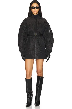 Alpha Industries Quilted Belted Ma-1 Flight Jacket in .