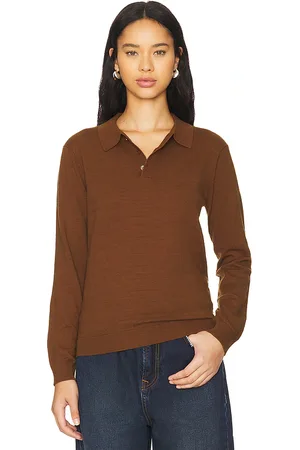 WAO Long Sleeve Knit Polo in in .