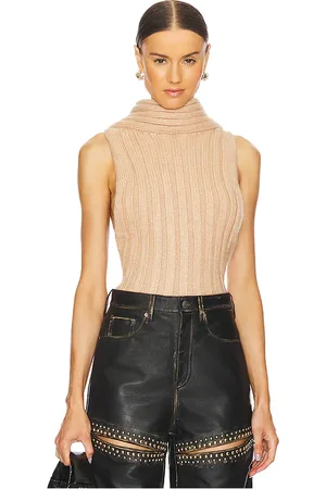 AREA Sleeveless Twisted Top in .