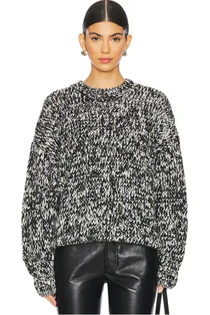 ANINE BING PULL RAS DE COU SYDNEY in Black,White.