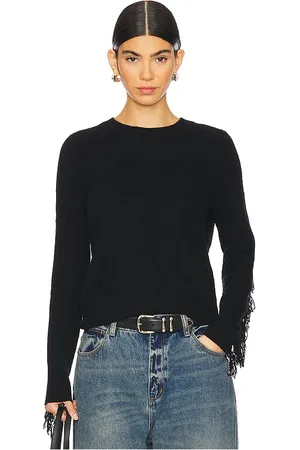 AUTUMN CASHMERE PULL AVEC FRANGES in .