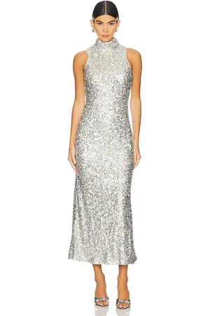 SIMON MILLER ROBE SCULPTY SLEEVELESS SEQUIN in .