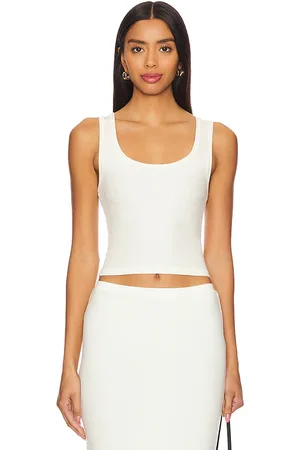 ÉTERNE Square Neck Tank Top in .
