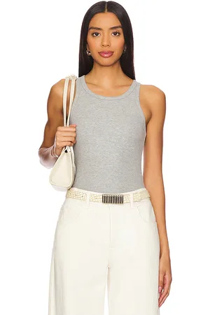 ÉTERNE High Neck Fitted Tank Top in .