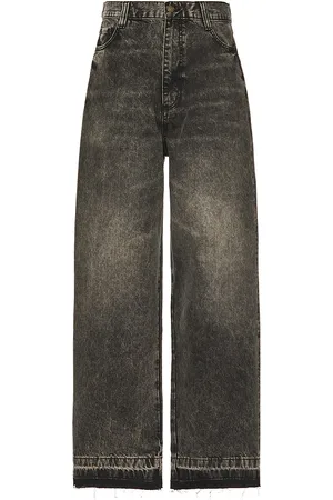 BOILER ROOM Printed 5 Pocket Jeans in .