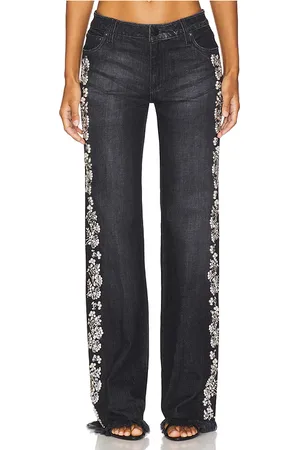 ALICE+OLIVIA Roxie Embellished Jean in .