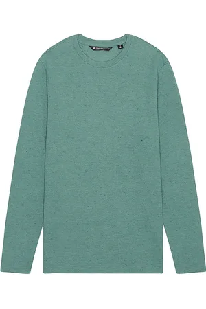 Travis Mathew Cloud Waffle Crew Long Sleeve Tee in .