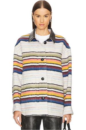 Isabel Marant BLOUSON DAYVI in Ivory,Orange.