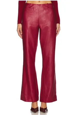 SOVERE PANTALON TAILLE BASSE EN CUIR in .