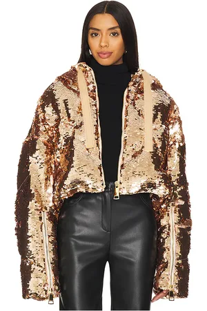 Khrisjoy BLOUSON MATELASSÉ KHRIS CROP SPARKLY in .