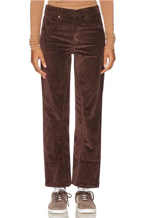 Free People PANTALON EN VELOURS JAMBES DROITES WE THE FREE RISK TAKER in .