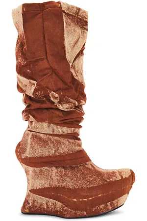 Masha Popova Drapey Slouch Boots in .