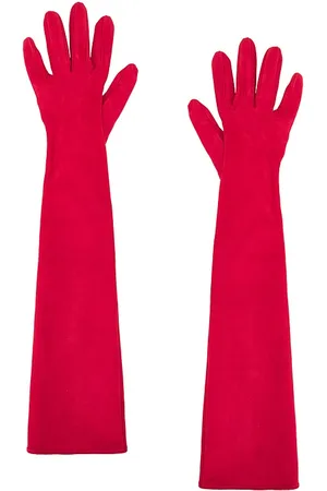 Manokhi Long Suede Gloves in .