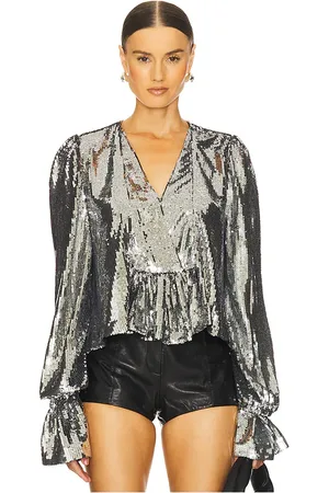 Azeeza BLOUSE À SEQUINS THISTLE in .